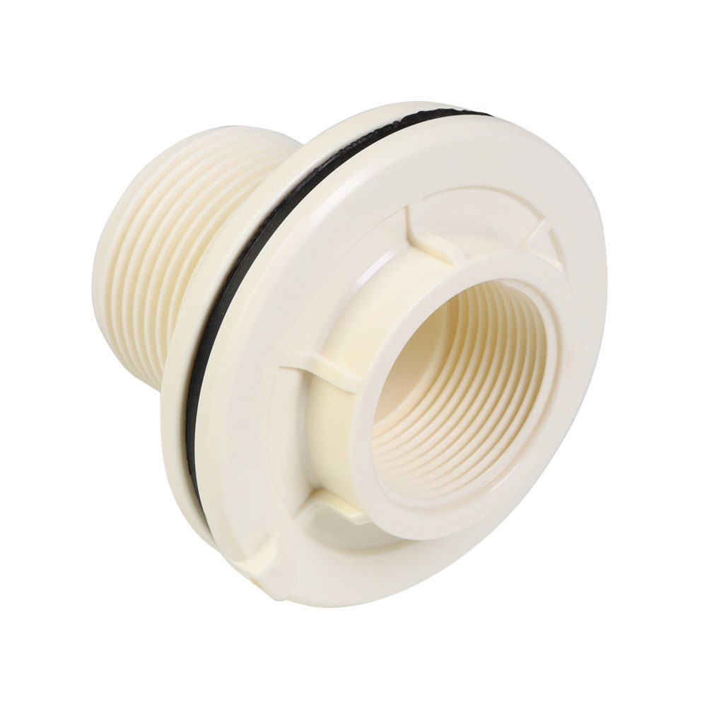 ADAPTADOR FLANGE ROSCÁVEL BRANCO CAIXA D'ÁGUA 1" KRONA