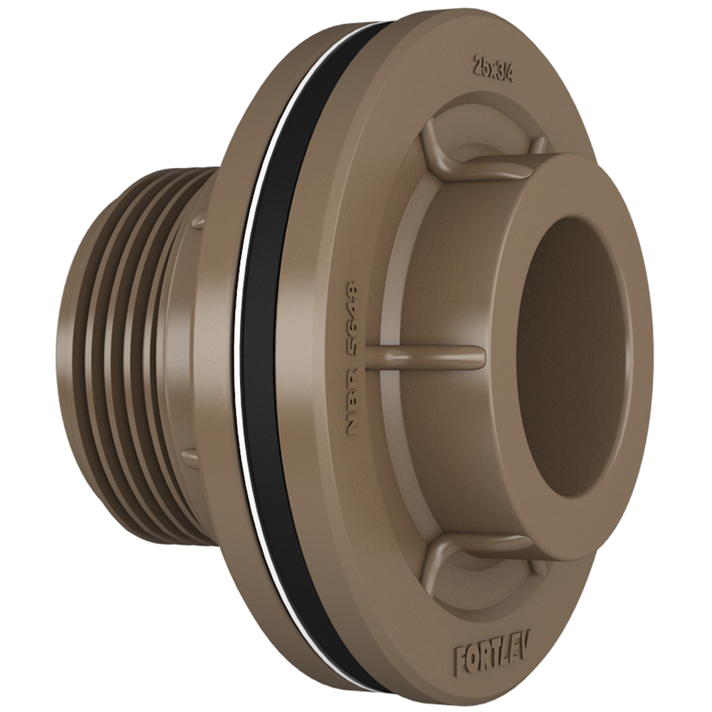 ADAPTADOR FLANGE SOLDÁVEL CAIXA D'ÁGUA 20MM X 1/2"