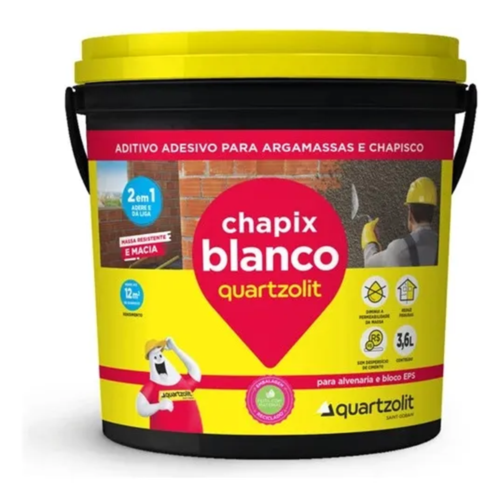 ADESIVO CHAPIX 3,6L QUARTZOLIT - Imagem 2