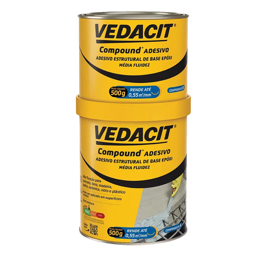 ADESIVO EPÓXI COMPOUND 1KG VEDACIT